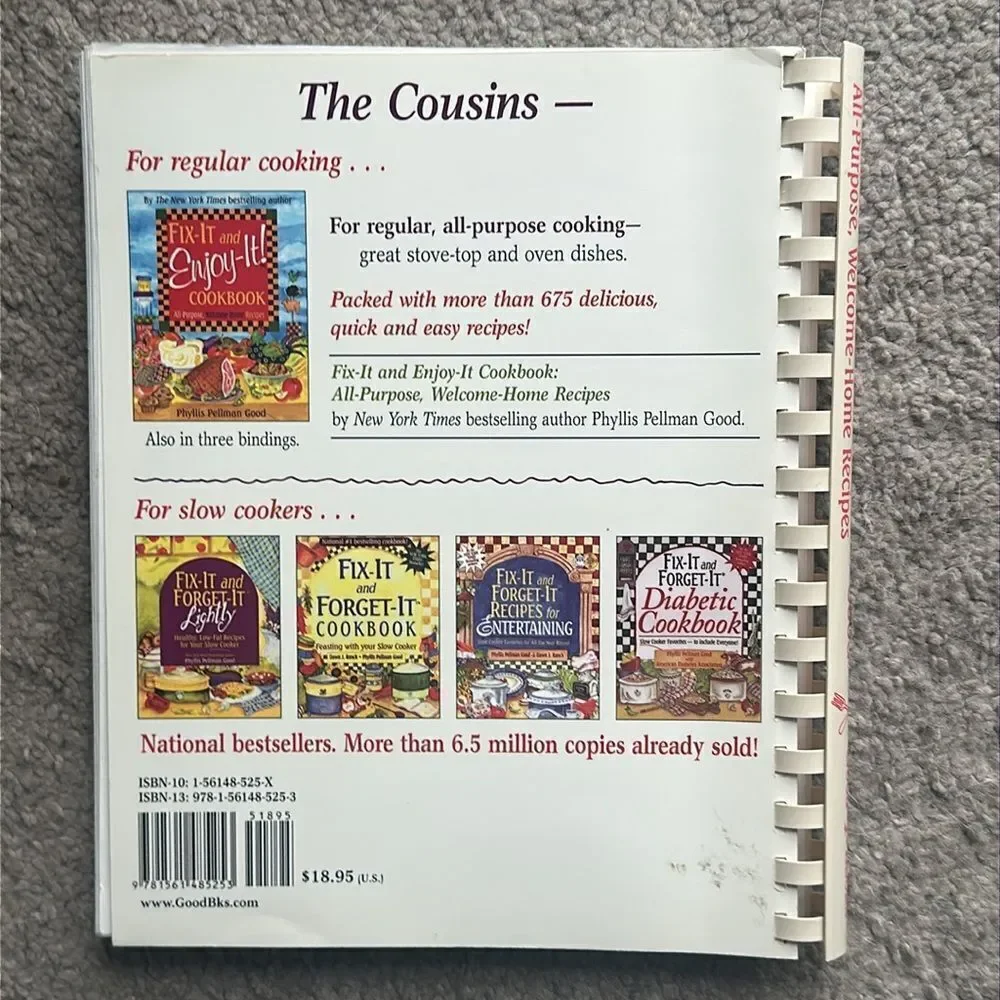 Fix-It and Enjoy-It! Cookbook by Phyllis Pellman Good